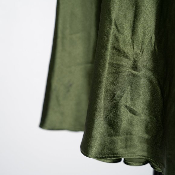 Victoria's Secret Vintage Green Satin Chemise • S - Picture 5 of 5